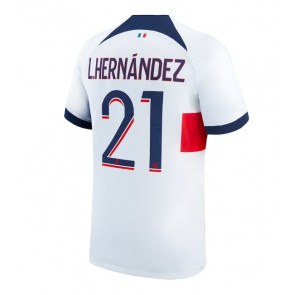 Paris Saint-Germain Lucas Hernandez #21 Bortatröja 2023-24 Kortärmad